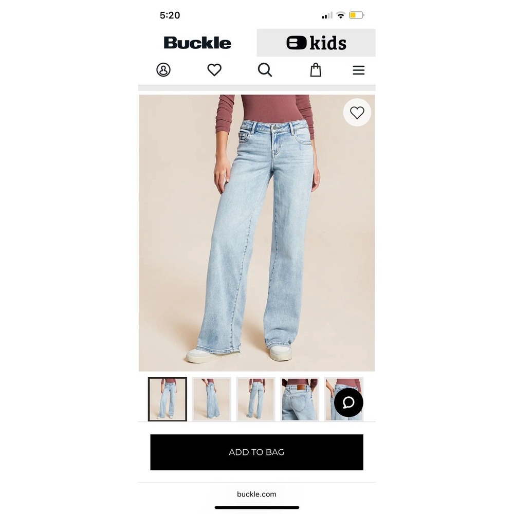HIDDEN Blake Dad Jean  Mid Rise Size‎ 22 NWT